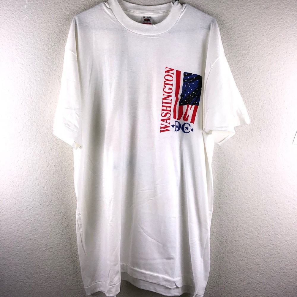 Vintage Washington DC USA flag t shirt
